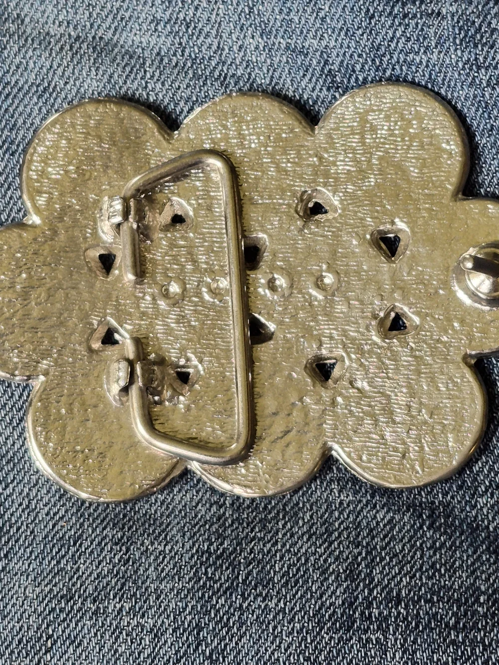 Vintage Penny Coin Belt Buckle - Brown/Gold Men's Accessory